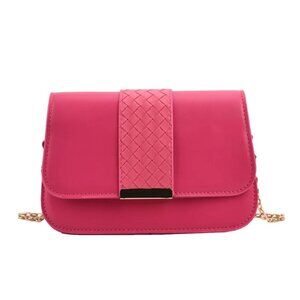 Super Cute Shoulder Bag, Bright Hot Pink Purse Small Handbag